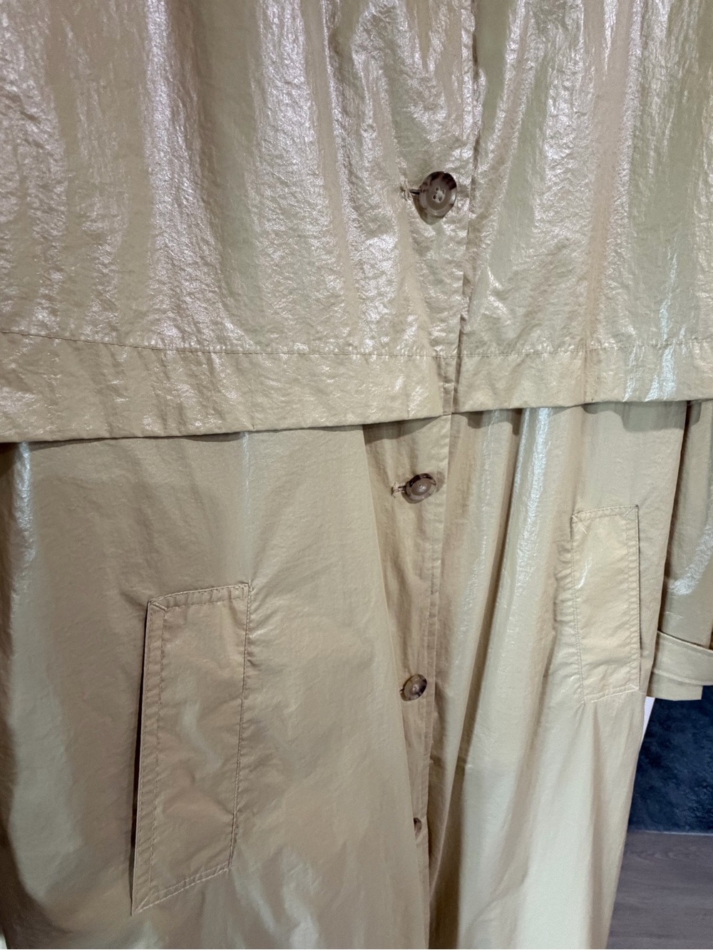 J. Crew Rain Or Shine Khaki Trench Coat - Picture 3 of 8